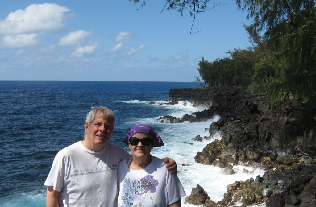 Ray and Cyndy at Mackenzie park, Hi 2013