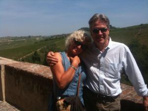 Mickey and Lanie took me on a car tour around Alba, Italy