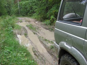 Bad road to the amethyst mine