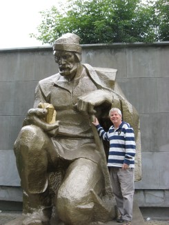 Statue of Erofey Markov - the first person to discover gold in Russia