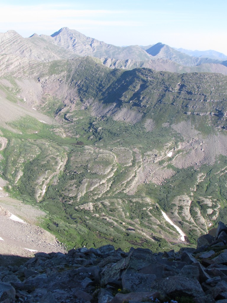 View from false summit