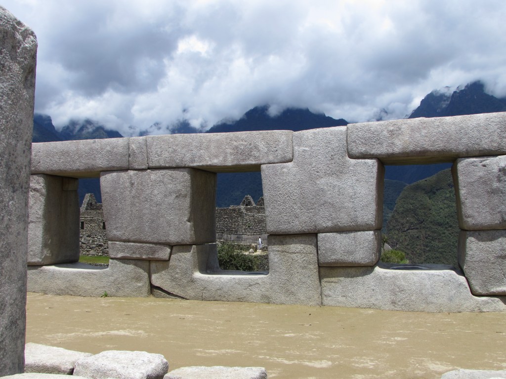 Looking out 3 windows