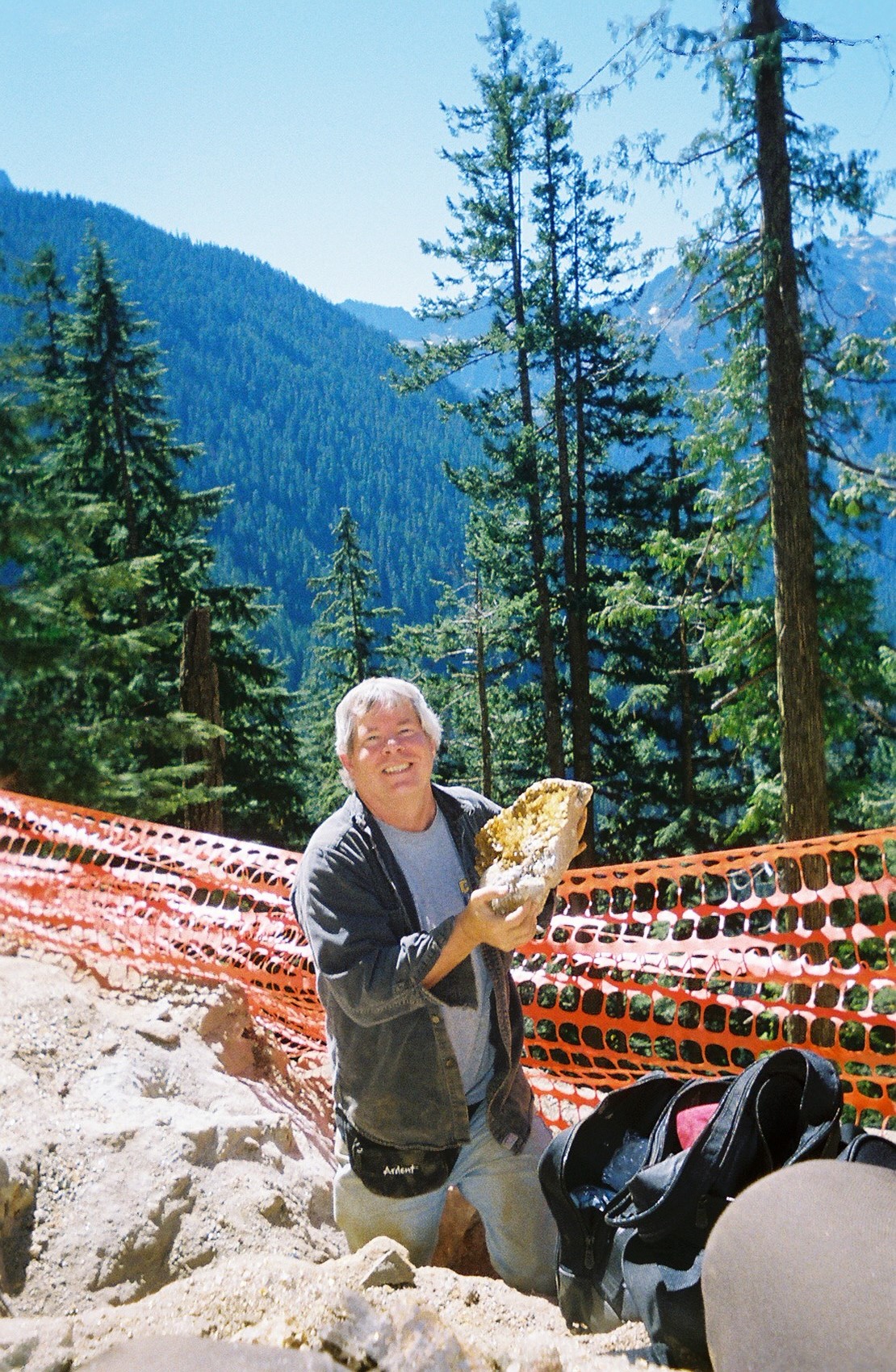 My prize haul of crystals at Spruce Mountain