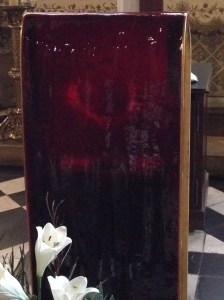 Crown of Thorns, nails and pieces of wood from the Cross