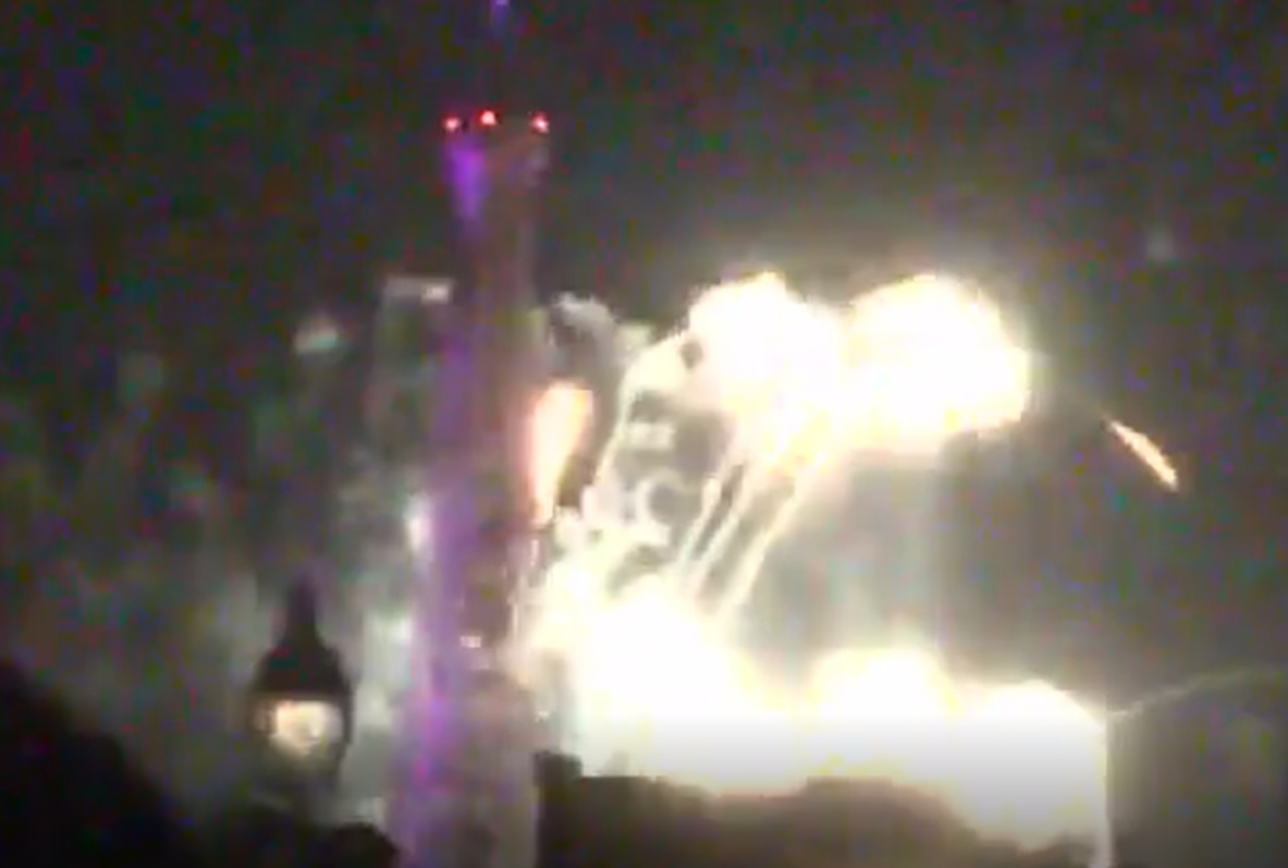 Paris 14th of July Eiffel Tower Fireworks